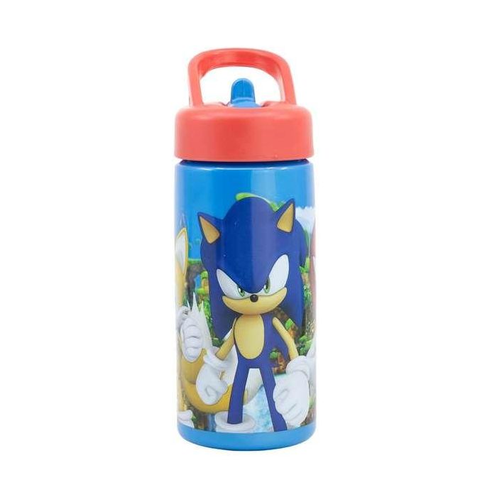 Botella de plástico con asa para llevar Sonic 410 ml. 2