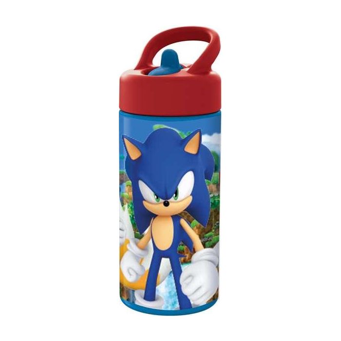 Botella de plástico con asa para llevar Sonic 410 ml. 4