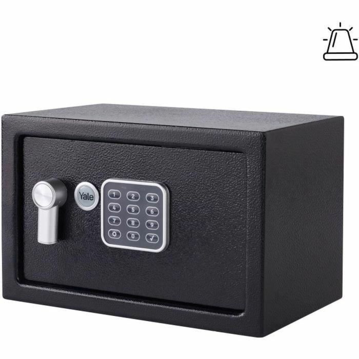 Yale YEC/200/DB2 Caja Fuerte Electrónica con Alarma y Sirena 130dB, Pequeña 8,6L, 20x31x20cm 4 Yale YEC/200/DB2 Caja Fuerte Electrónica con Alarma y Sirena 130dB, Pequeña 8,6L, 20x31x20cm 4