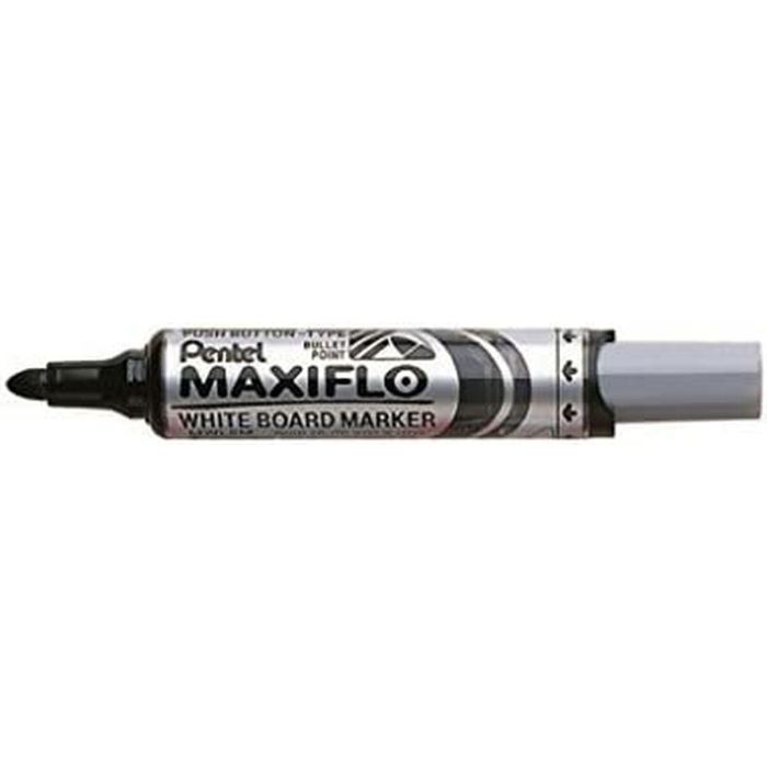 Rotulador Pentel Maxiflo Negro (12 Piezas)