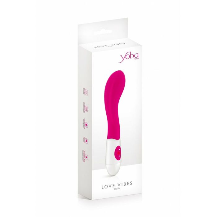 Vibrador de Punto G Yoba Rosa Silicona 2