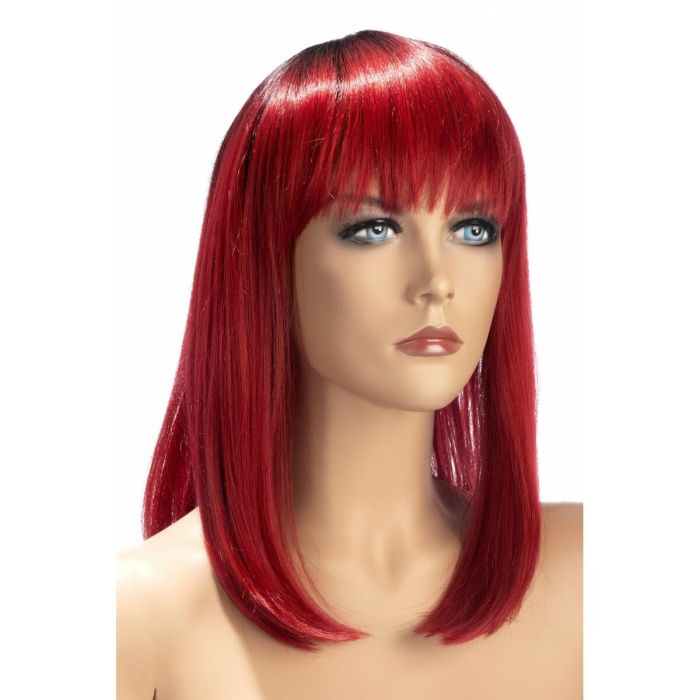 Accesorio Erótico World Wigs Elvira Rojo Peluca