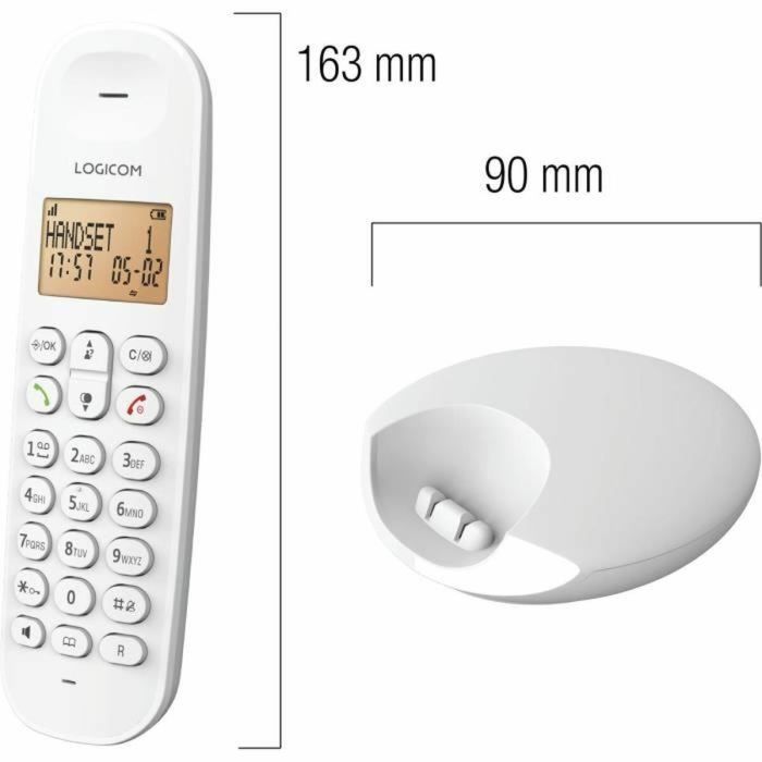 Teléfono Fijo Logicom DECT ILOA 150 SOLO Blanco 3