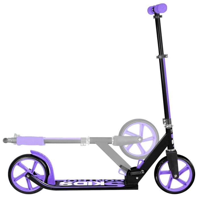 Patinete SKIDS CONTROL Morado Plegable Pata de cabra 6