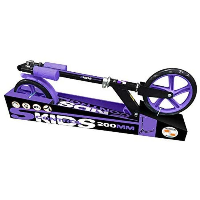 Patinete SKIDS CONTROL Morado Plegable Pata de cabra 8