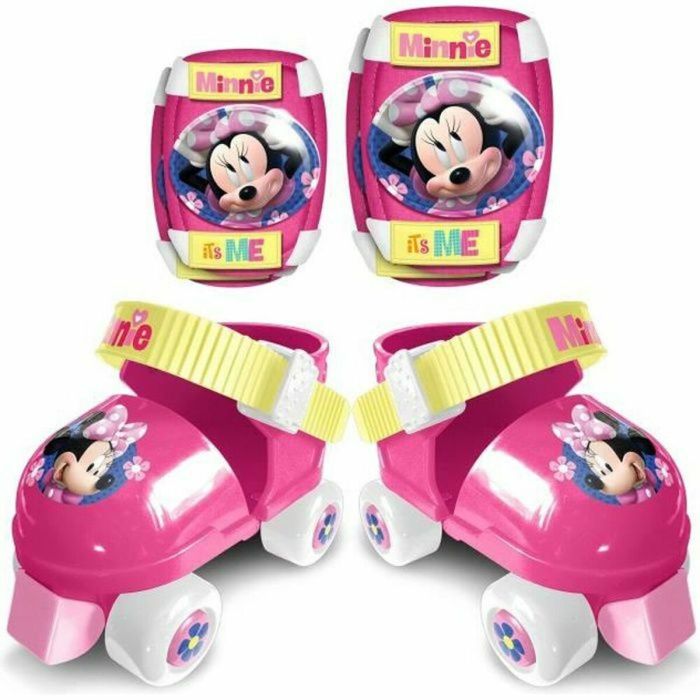 DISNEY MINNIE Set patines + coderas + rodilleras