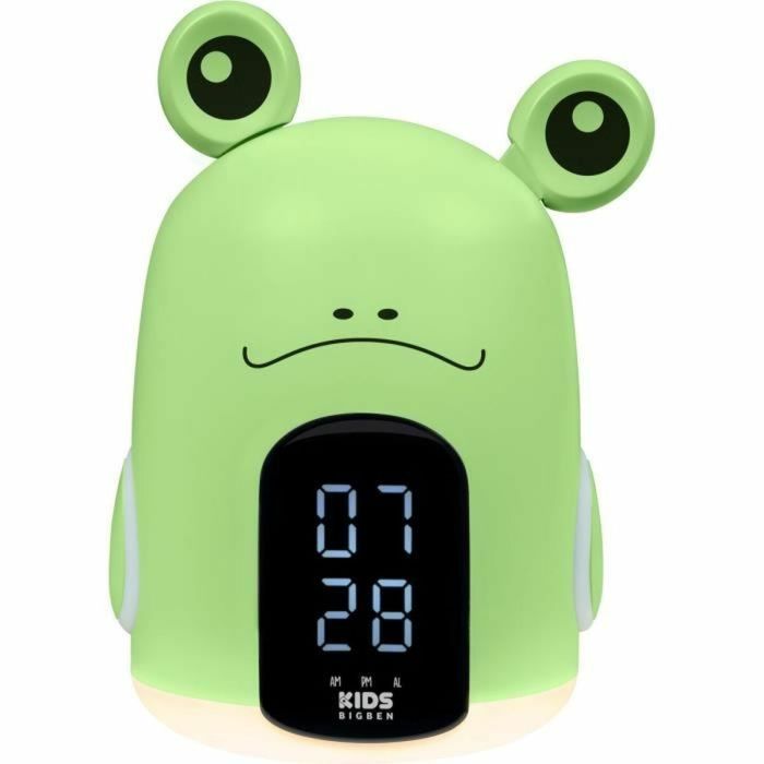 Reloj Despertador Bigben Verde Rana 5