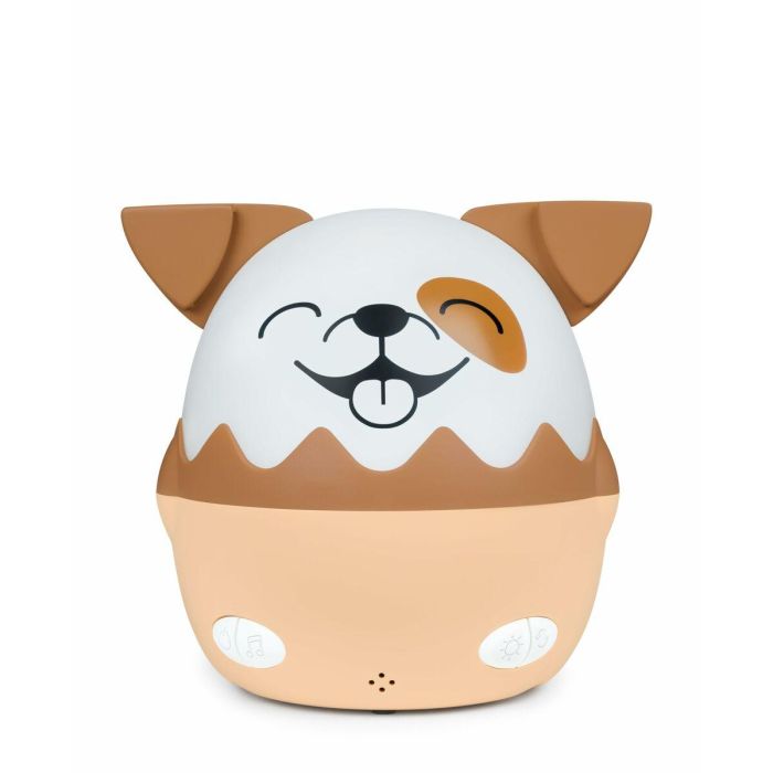 Bigben Kids Brown Dog Shape Night Light With 360º Projection With Wireless Music Nlpkidsdog