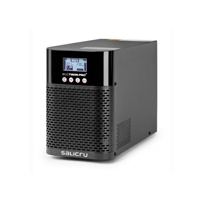 Salicru 699CA000001 Sistema de Alimentación Ininterrumpida (SAI) SLC TWIN PRO2 On-Line Doble Conversión Torre 0.7 kVA 630W FP 0.9 3 Salidas AC Salicru 699CA000001 Sistema de Alimentación Ininterrumpida (SAI) SLC TWIN PRO2 On-Line Doble Conversión Torre 0.7 kVA 630W FP 0.9 3 Salidas AC
