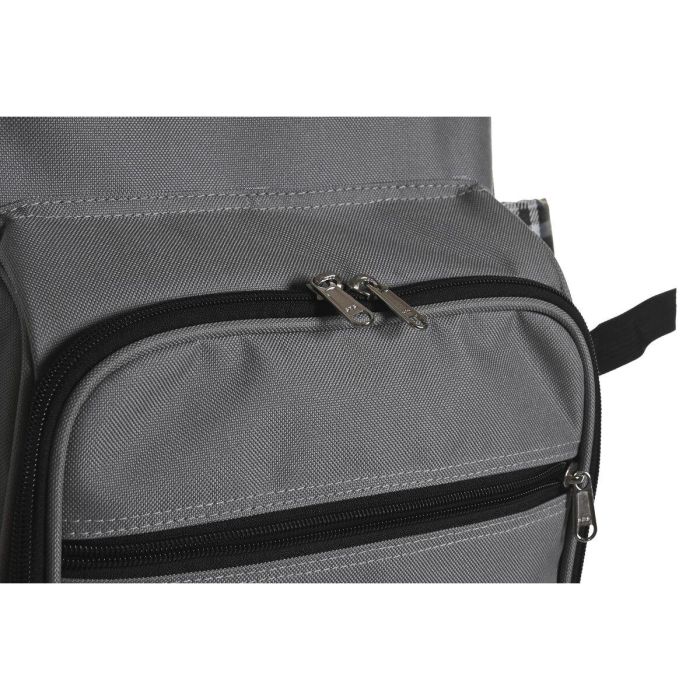 Mochila DKD Home Decor Gris Oscuro 20 x 39 x 28.5 cm Set de 9 5 Mochila DKD Home Decor Gris Oscuro 20 x 39 x 28.5 cm Set de 9 5
