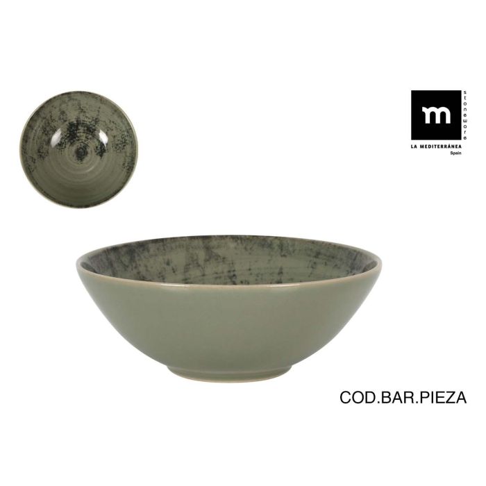 Bol 16 cm "Aspe" Montecarlo Verde Mate - Inde (24 Unidades) Bol 16 cm "Aspe" Montecarlo Verde Mate - Inde (24 Unidades)