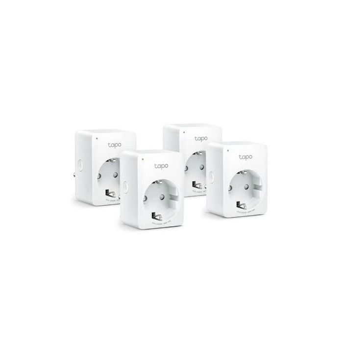 Enchufe WiFi Inteligente TP-Link Tapo P100/ Pack 4 0 Enchufe WiFi Inteligente TP-Link Tapo P100/ Pack 4 0