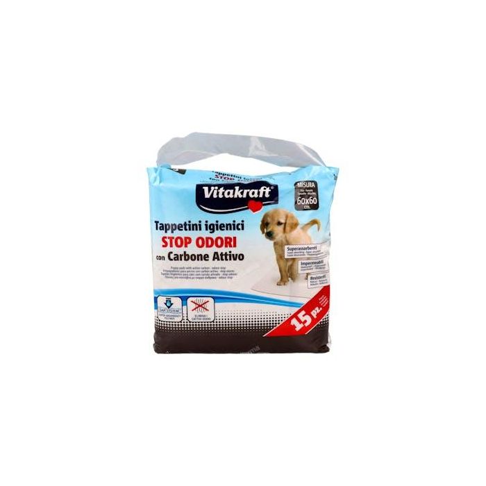 MEDLINE VET Empapador de Carbón Activo 60x60 cm 15 Unidades