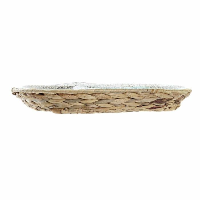 Bandeja Basicos DKD Home Decor Transparente Natural 25 x 4 x 38 cm 2