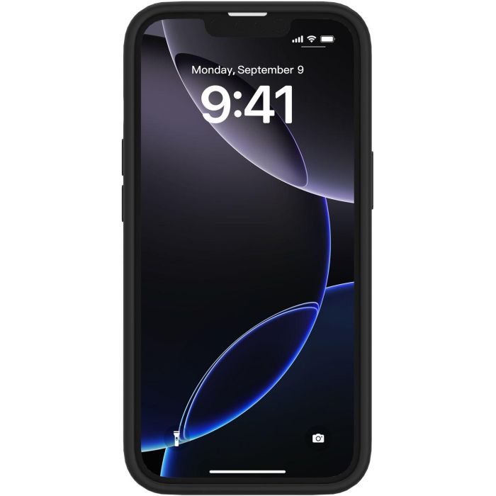 eSTUFF Funda Magnética Silicona INFINITE ROME para iPhone 16e Negra, 81% material reciclado 7