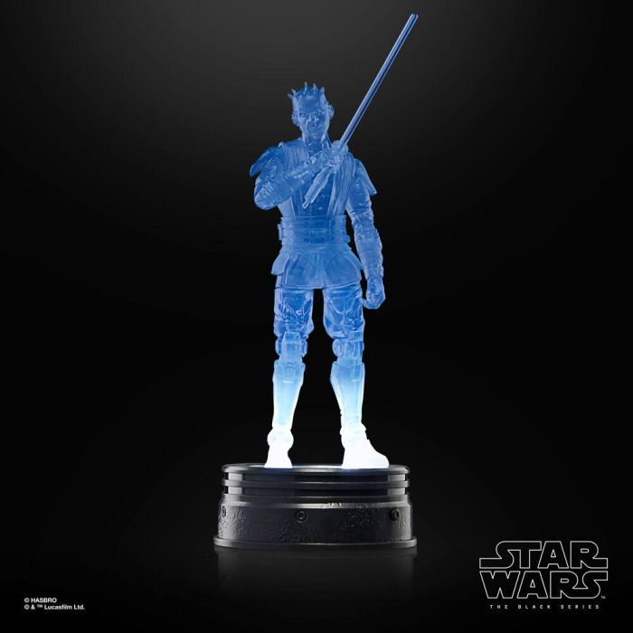 Hasbro G0276 Figura Star Wars The Black Series Holocomm Collection Darth Maul 15 cm Articulada con Discos Holográficos Luminosos 6 Hasbro G0276 Figura Star Wars The Black Series Holocomm Collection Darth Maul 15 cm Articulada con Discos Holográficos Luminosos 6