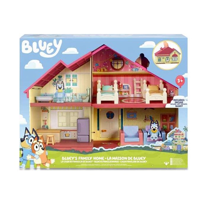 Casa familiar Bluey con dos plantas y diferentes habitaciones, incluye figura Bluey de 6 cm y accesorios 35 cm 8