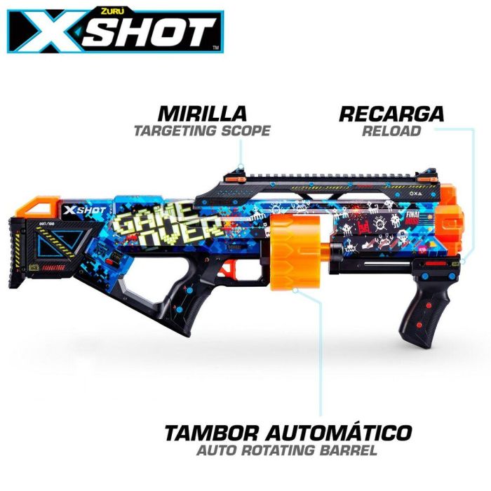 Pistola de Dardos Zuru X-Shot Last Stand 3