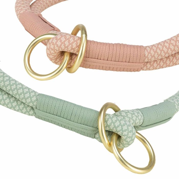 Collar de Adiestramiento para Perros Trixie Soft Rope Rosa L 50 cm 2