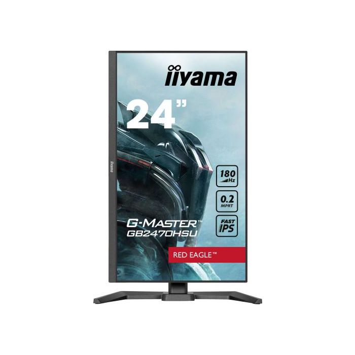 Iiyama Monitor Gaming GB2470HSU-B6 23.8" Full HD IPS 180Hz 0.2ms USB 3.2 Ajuste Altura Negro 1 Iiyama Monitor Gaming GB2470HSU-B6 23.8" Full HD IPS 180Hz 0.2ms USB 3.2 Ajuste Altura Negro 1