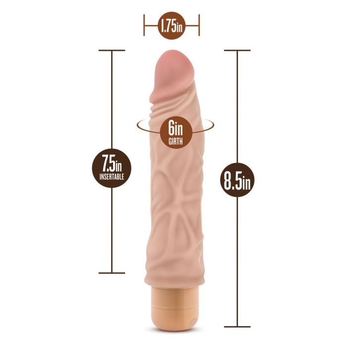Consolador Realista Blush Dr Skin PVC Ø 4,9 cm 3 Consolador Realista Blush Dr Skin PVC Ø 4,9 cm 3
