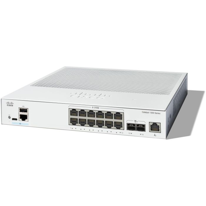 Cisco C1300-12XT-2X Catalyst 1300 Switch Gestionado L2/L3 con 12 Puertos 10GE y 2 Ranuras SFP+