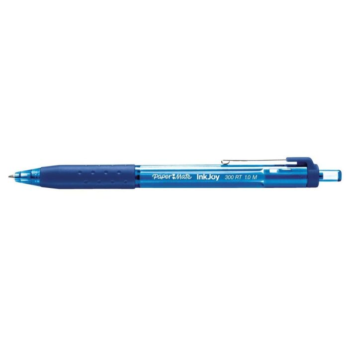 Bolígrafo Paper Mate INKJOY 300RT Azul 1 mm (12 Unidades) 1