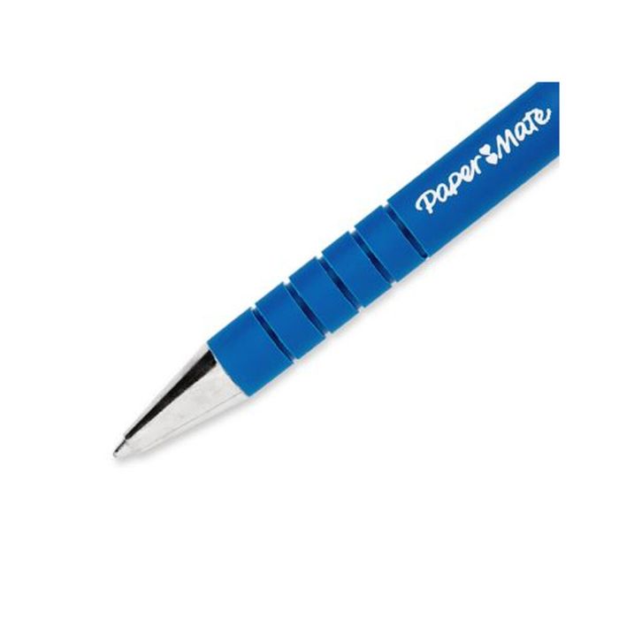 Bolígrafo Paper Mate Flexgrip Ultra ST Azul 1 mm (36 Piezas) 2