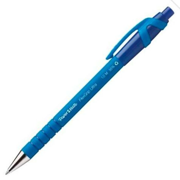 Bolígrafo Paper Mate Flexgrip Ultra ST Azul 1 mm (36 Piezas)