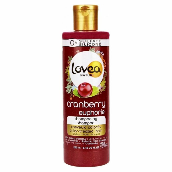 Champú para Cabello Teñido Lovea Nature Cranberry Euphorie (250 ml)