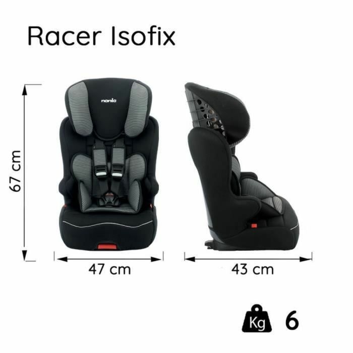 Silla para el Coche Nania I (9 - 18 kg) II (15-25 kg) III (22 - 36 kg) Rojo 1 Silla para el Coche Nania I (9 - 18 kg) II (15-25 kg) III (22 - 36 kg) Rojo 1