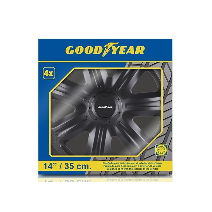 Abc Tapacubos Imola Negro 14" 4 Abc Tapacubos Imola Negro 14" 4