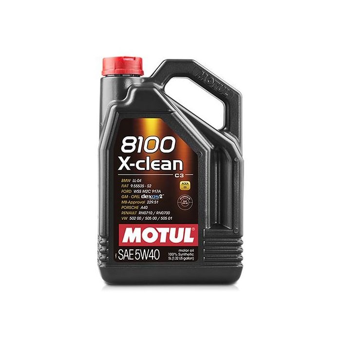 Aceite de Motor para Coche Motul 8100 X-Clean 5W40 5 L