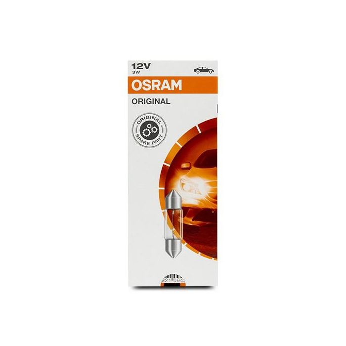 Bombilla para Automóvil Osram C3W 12V 3W (10 pcs) 3 Bombilla para Automóvil Osram C3W 12V 3W (10 pcs) 3