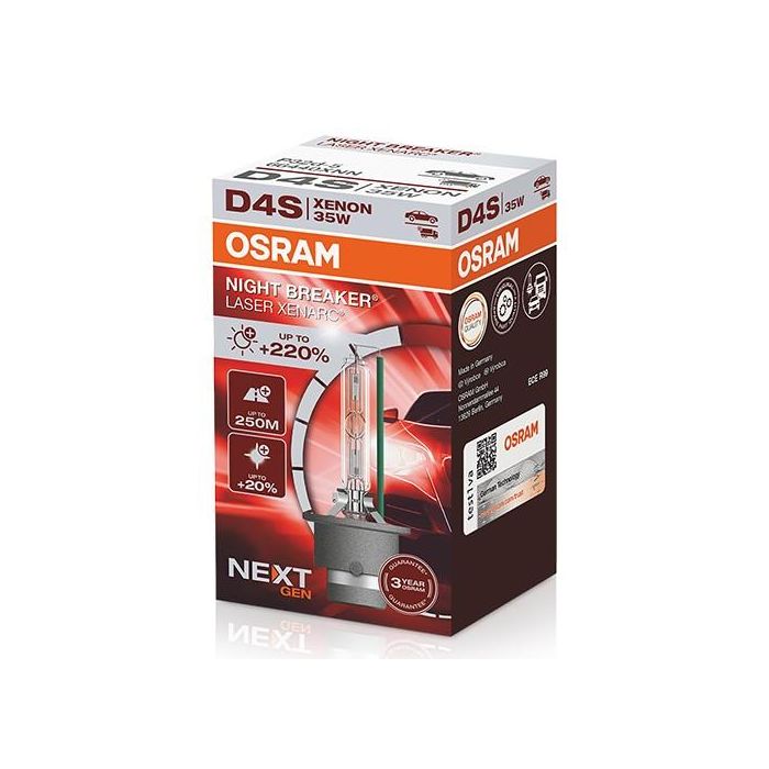 Bombilla para Automóvil Osram Nightbreaker D4S 35 W Xenón (1 unidad)