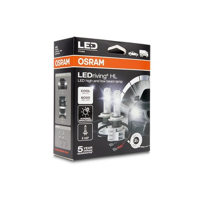 Bombilla para Automóvil OS67210CW Osram OS67210CW H7 14W 12/24V 6000K (2 uds) 1 Bombilla para Automóvil OS67210CW Osram OS67210CW H7 14W 12/24V 6000K (2 uds) 1