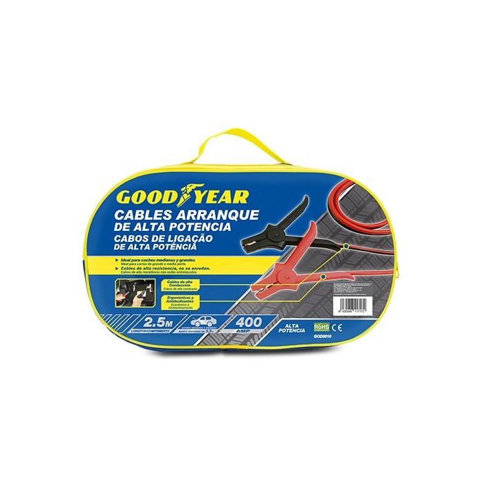 Abc Cables Arranque 400 Amp -15 mm Good Year 2.5 M Cs6 4 Abc Cables Arranque 400 Amp -15 mm Good Year 2.5 M Cs6 4