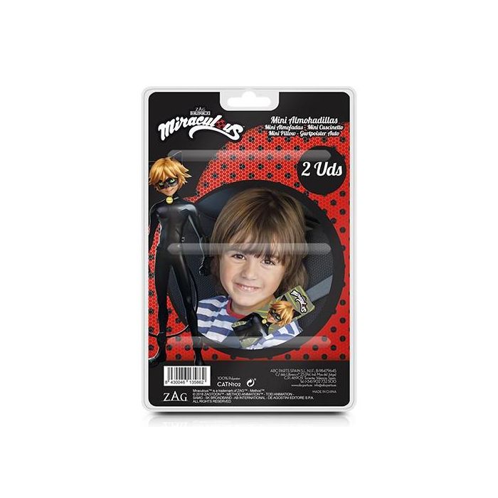 Cat Noir CATN102 Mini Almohadillas Pack de 6