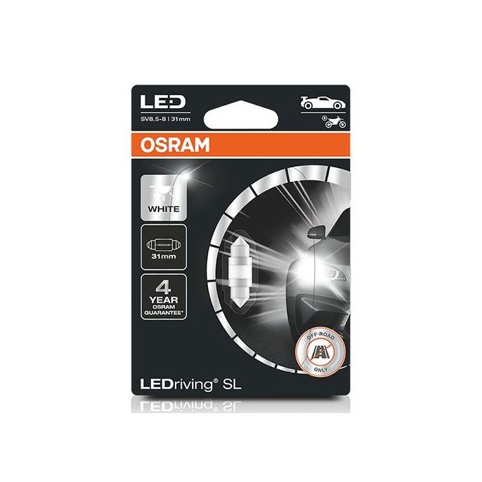 Bombilla para Automóvil Osram OS6438DWP-01B C5W 1 W 12 V 24 V 6000 K