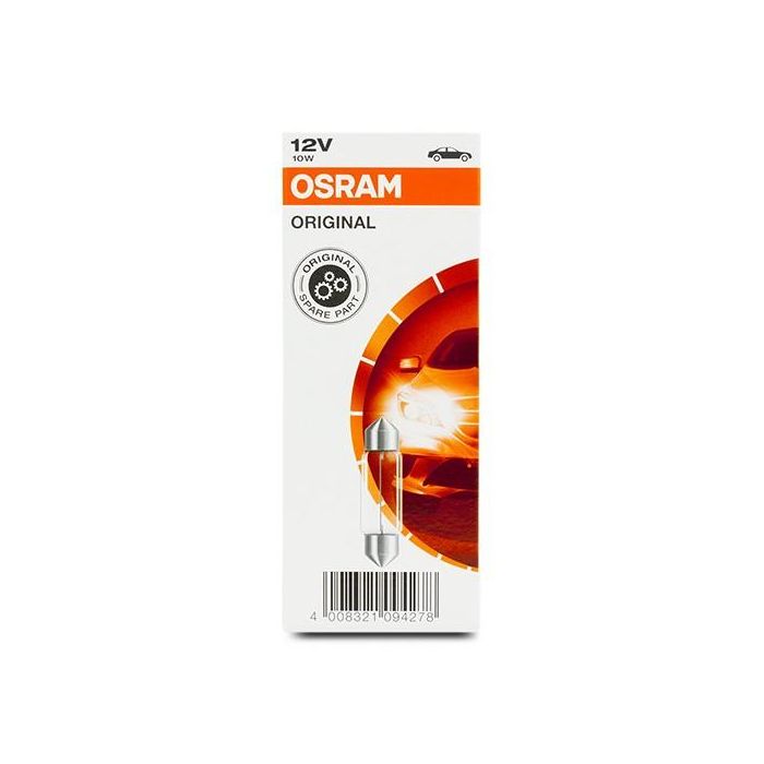 Bombilla para Automóvil OS6461 Osram OS6461 C5W 12V 10W (10 pcs) 1 Bombilla para Automóvil OS6461 Osram OS6461 C5W 12V 10W (10 pcs) 1