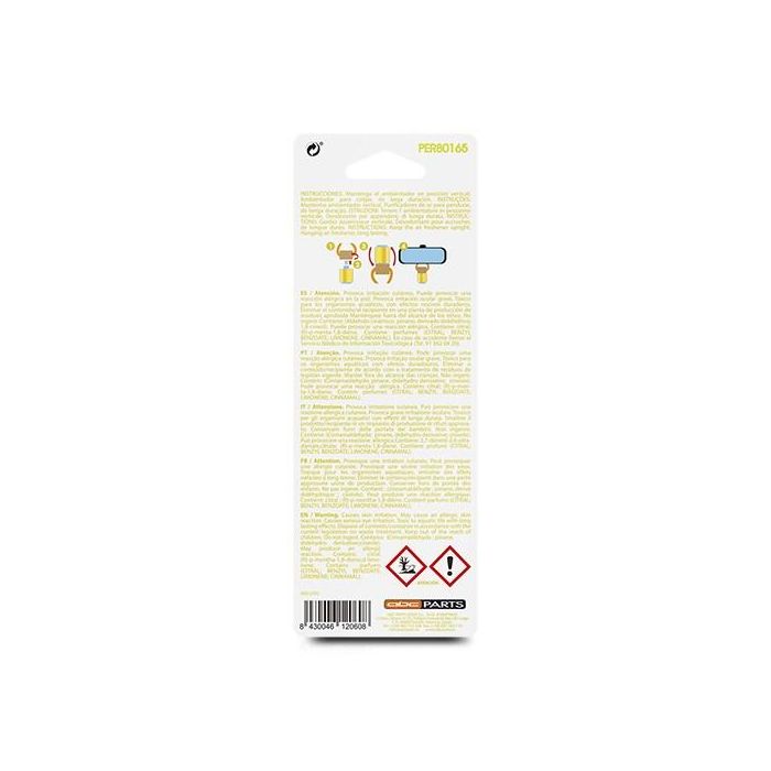 Ambientador para Coche Paradise Scents Limón 3 Ambientador para Coche Paradise Scents Limón 3