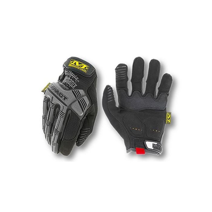 Guantes de Mecánico M-Pact Negro/Gris (Talla S)