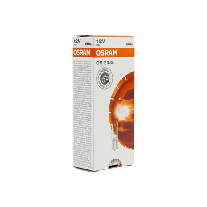Osram Orginal 2722 W2x4,6D 12 V 2 W | 10 Unidades OS2722 Osram Orginal 2722 W2x4,6D 12 V 2 W | 10 Unidades OS2722