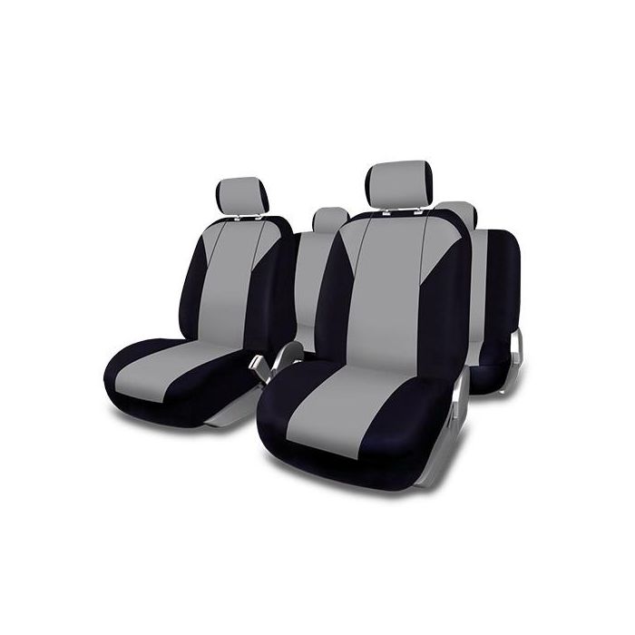 Fundas para Asientos de Coche BC Corona FUK10413 Gris (11 pcs)