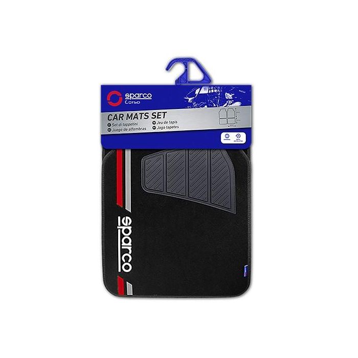 Sparco Alfombra Moqueta Corsa Roja 2