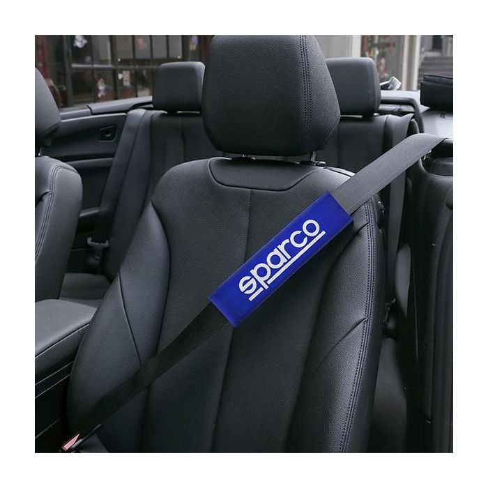 Almohadillas para Cinturón de Seguridad Sparco SPC1209BL Azul