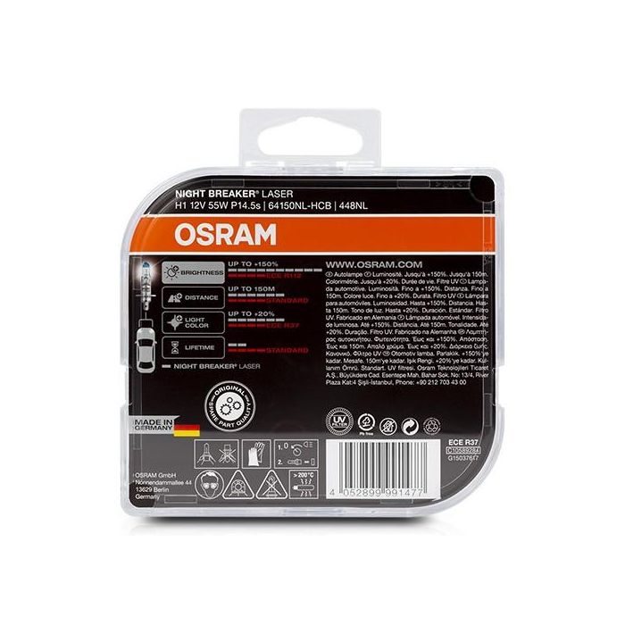 Bombilla para Automóvil Osram 64150NL H1 12V 55W 2