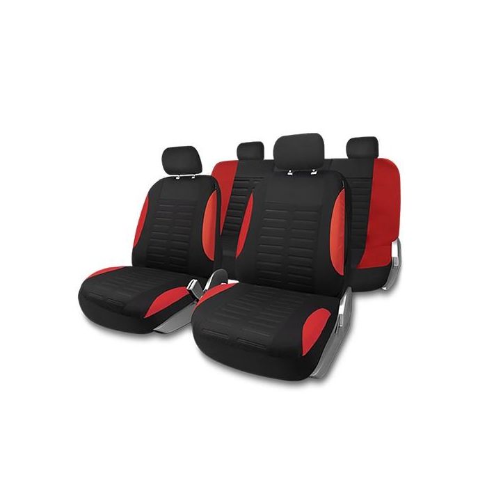 Funda de asiento FUK10415 Negro/Rojo