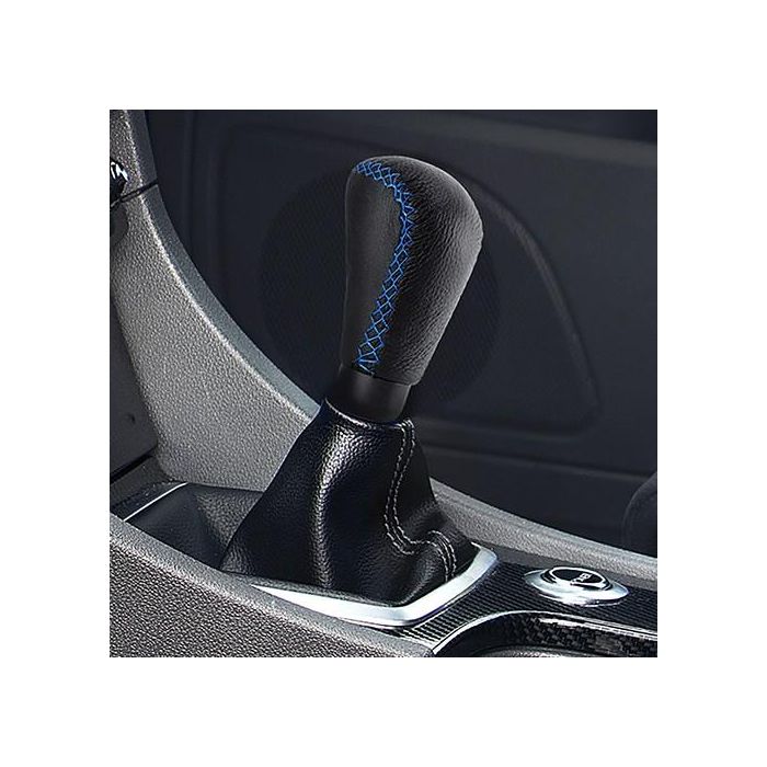 Pomo de la Palanca de Cambio BC Corona CLASS Gear Knob Costura Azul