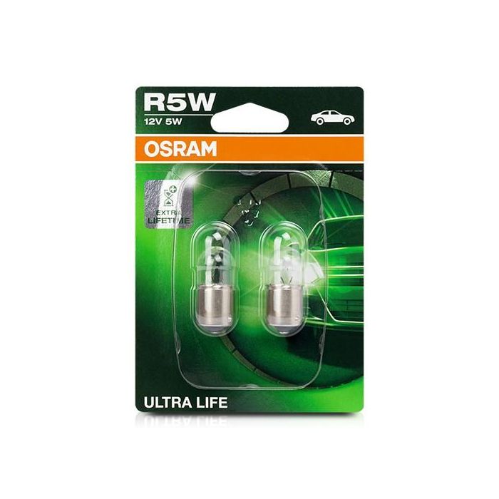 Bombilla para Automóvil OS5007ULT-02B Osram OS5007ULT-02B R5W 5W 12V (2 Piezas)